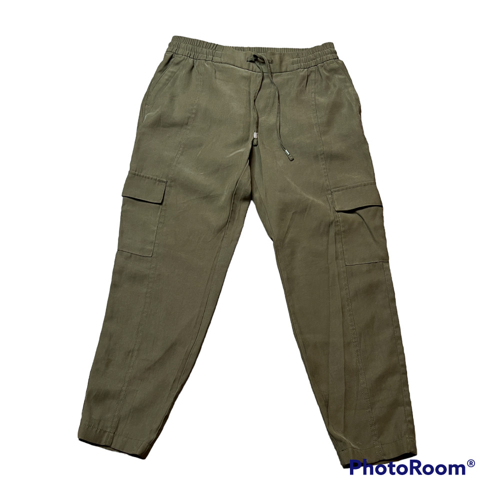 Old Navy Tencel Cropped Cargo Pants, Small